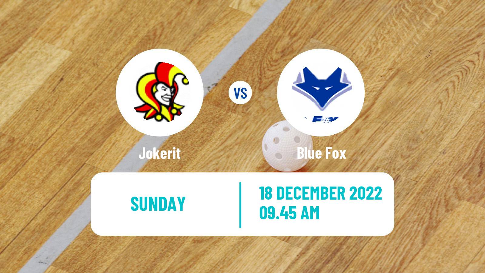 Floorball Finnish F-Liiga Women Jokerit - Blue Fox