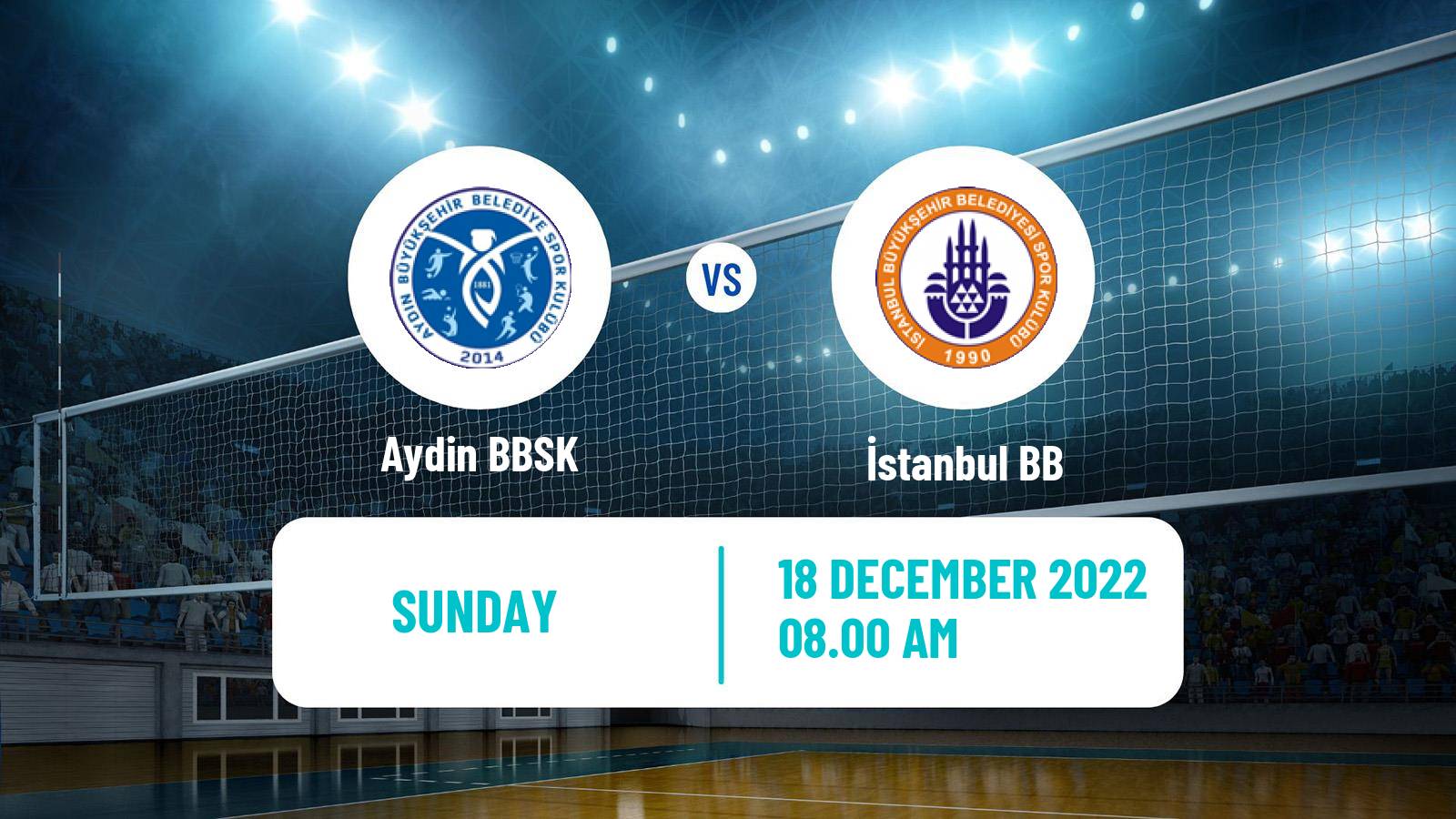 Volleyball Turkish 1 Ligi Volleyball Aydin BBSK - İstanbul BB