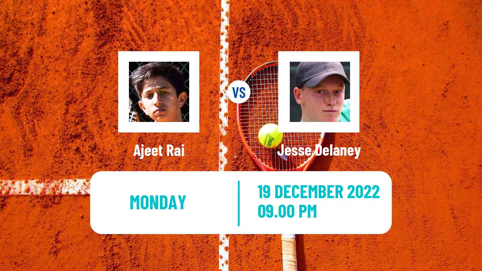 Tennis ITF Tournaments Ajeet Rai - Jesse Delaney
