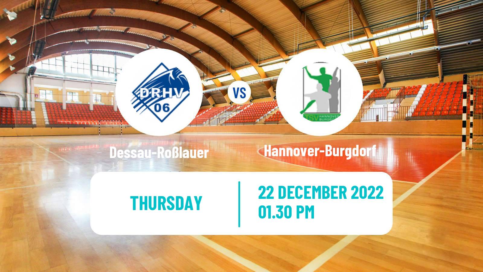 Handball German DHB Pokal Dessau-Roßlauer - Hannover-Burgdorf