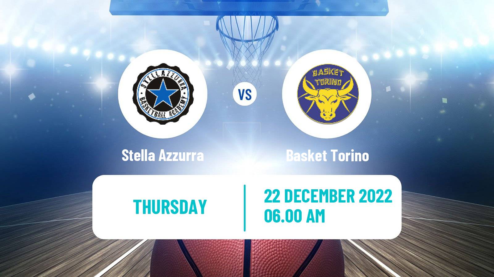 Basketball Italian Serie A2 Basketball Stella Azzurra - Basket Torino