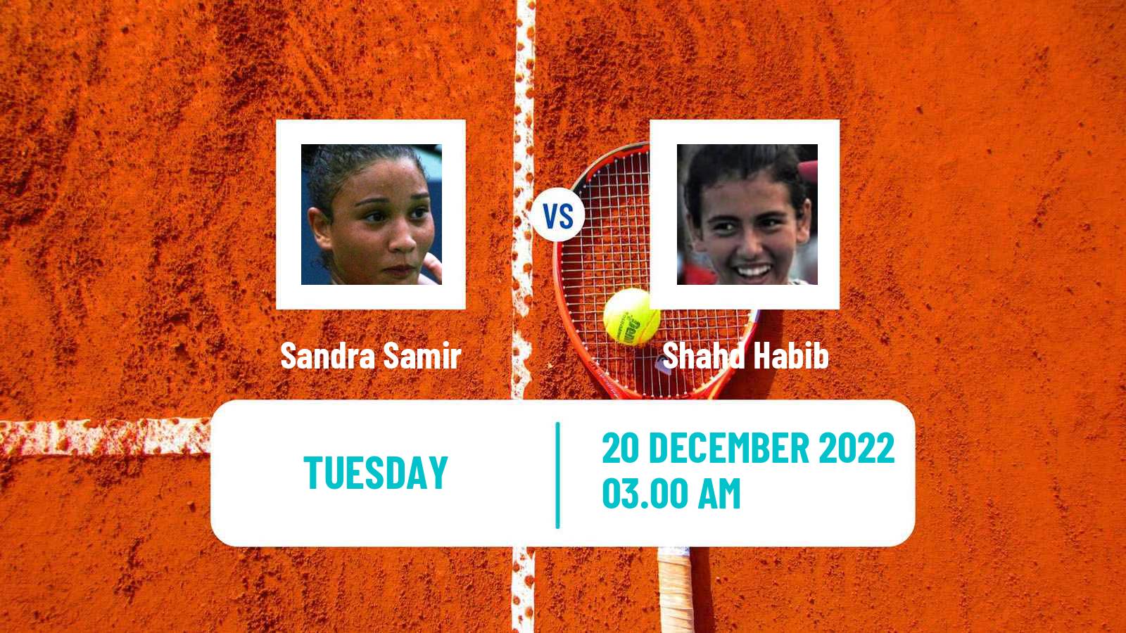 Tennis ITF Tournaments Sandra Samir - Shahd Habib