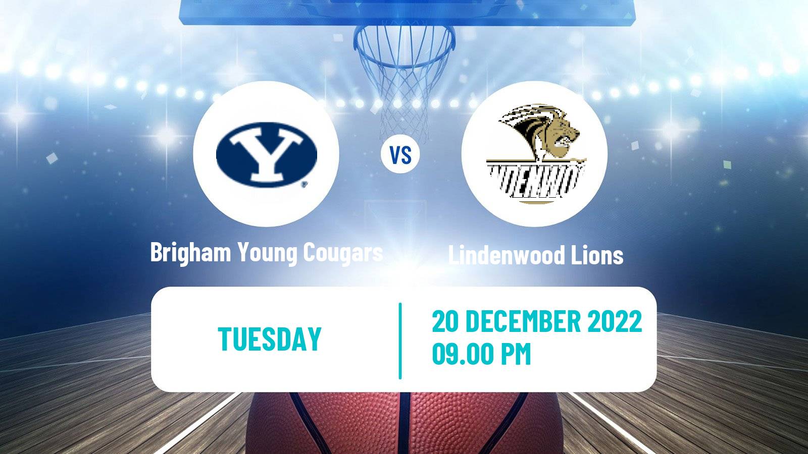 Basketball NCAA College Basketball Brigham Young Cougars - Lindenwood Lions