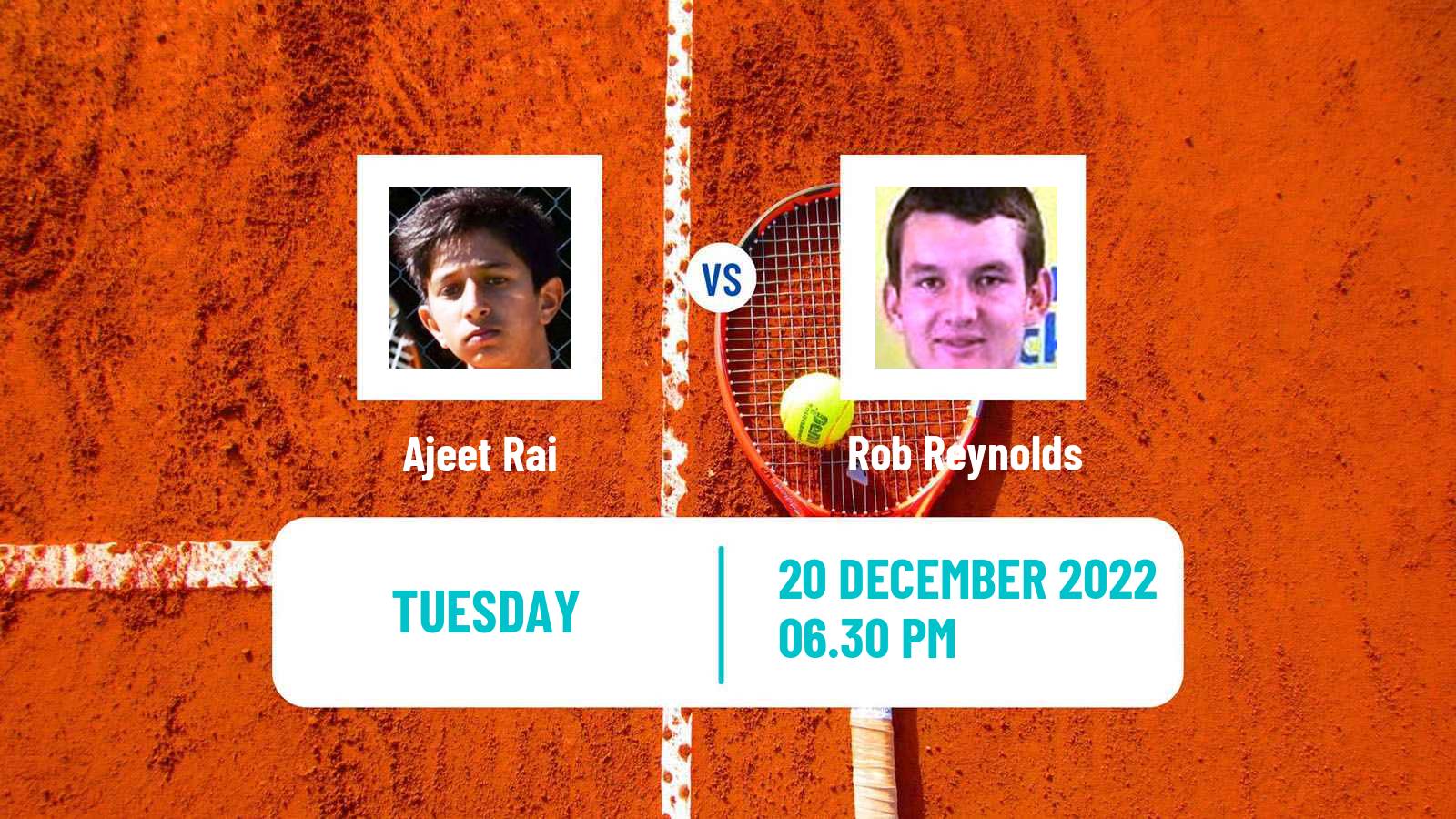 Tennis ITF Tournaments Ajeet Rai - Rob Reynolds