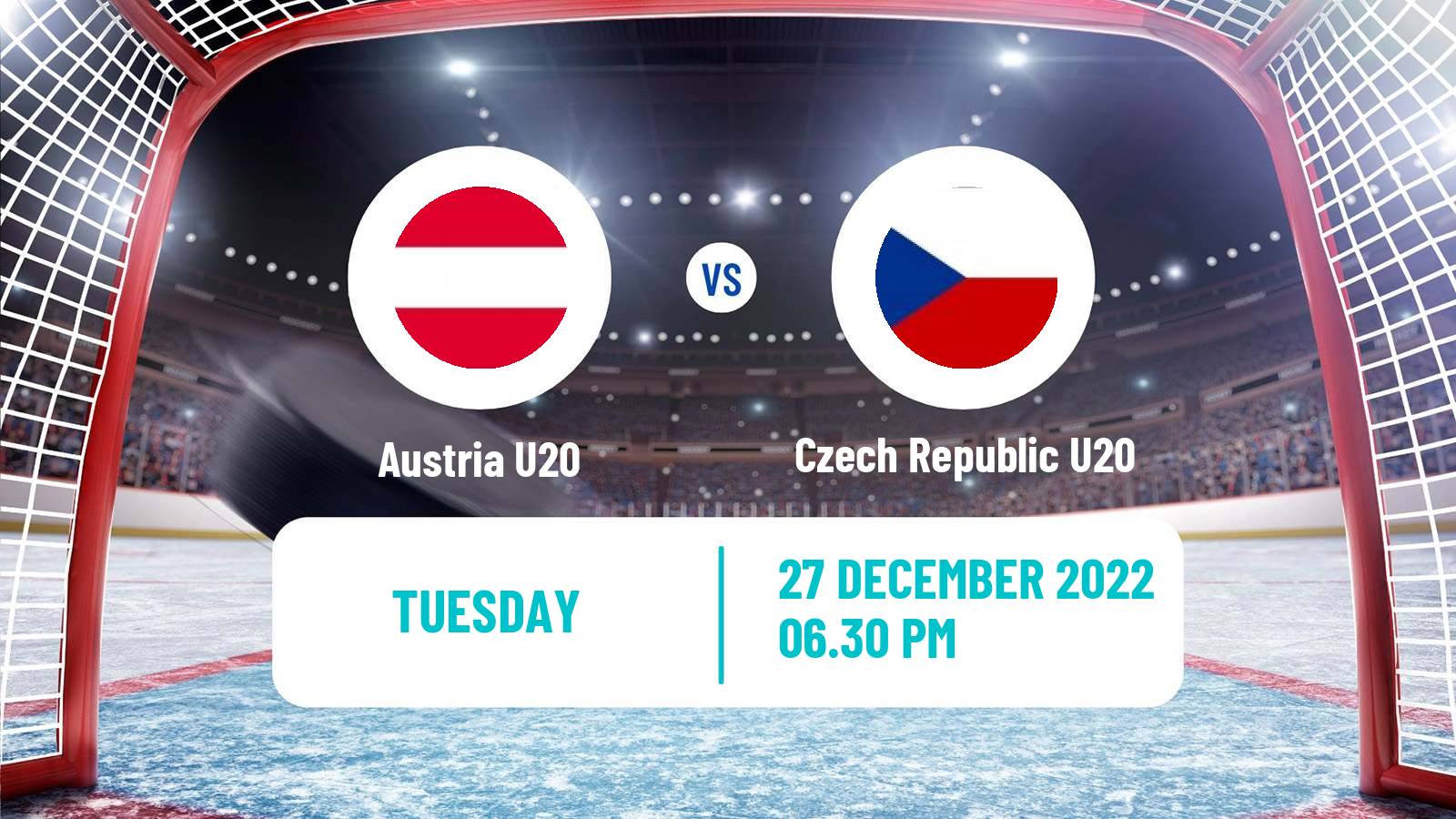 Hockey IIHF World U20 Championship Austria U20 - Czech Republic U20