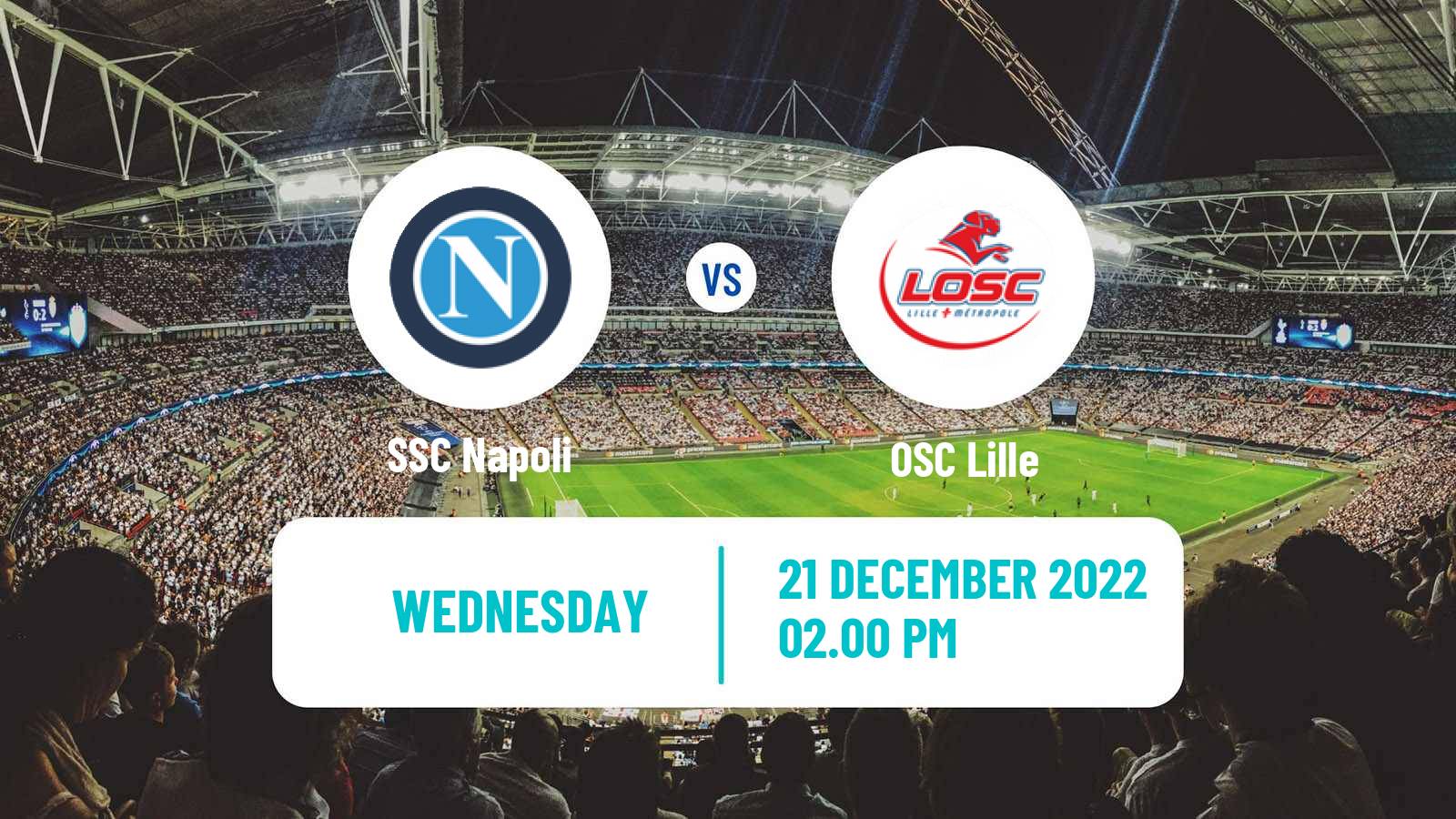 Soccer Club Friendly Napoli - Lille