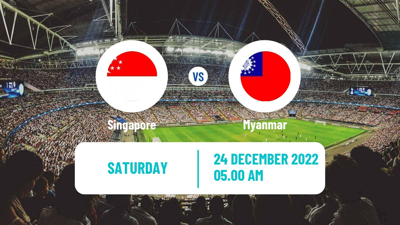 Soccer AFF Сhampionship Singapore - Myanmar