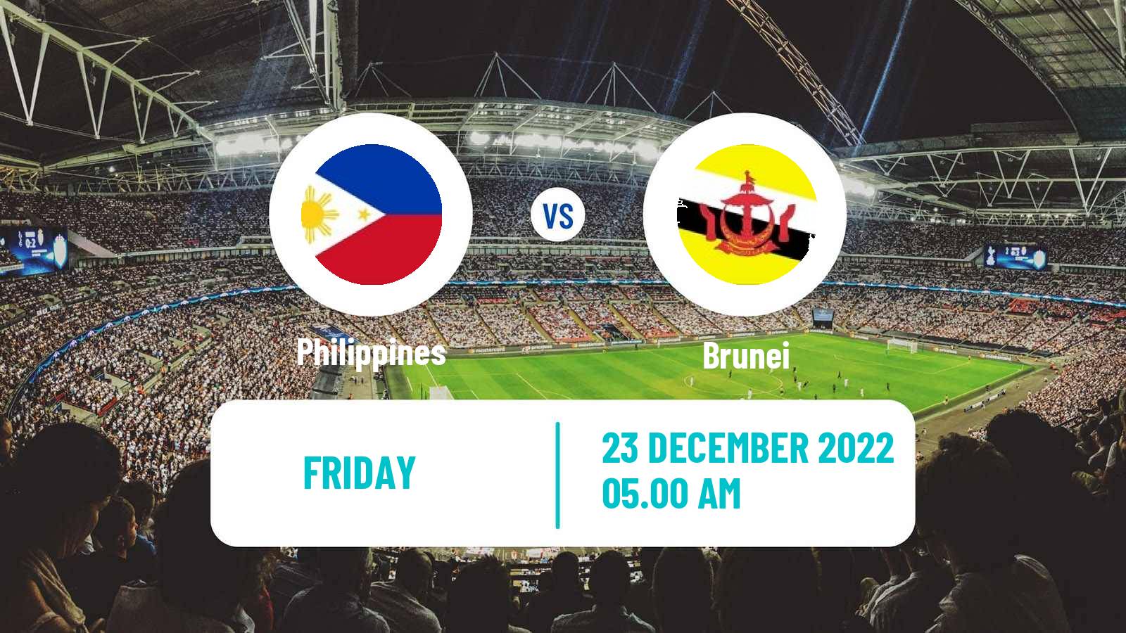 Soccer AFF Сhampionship Philippines - Brunei