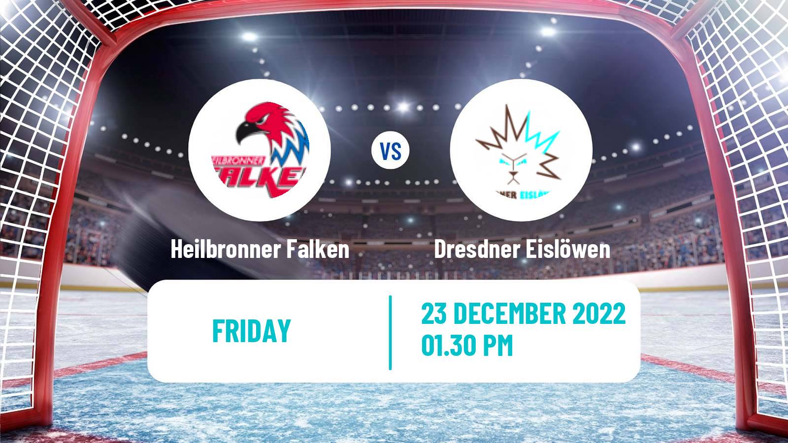 Hockey German DEL2 Heilbronner Falken - Dresdner Eislöwen