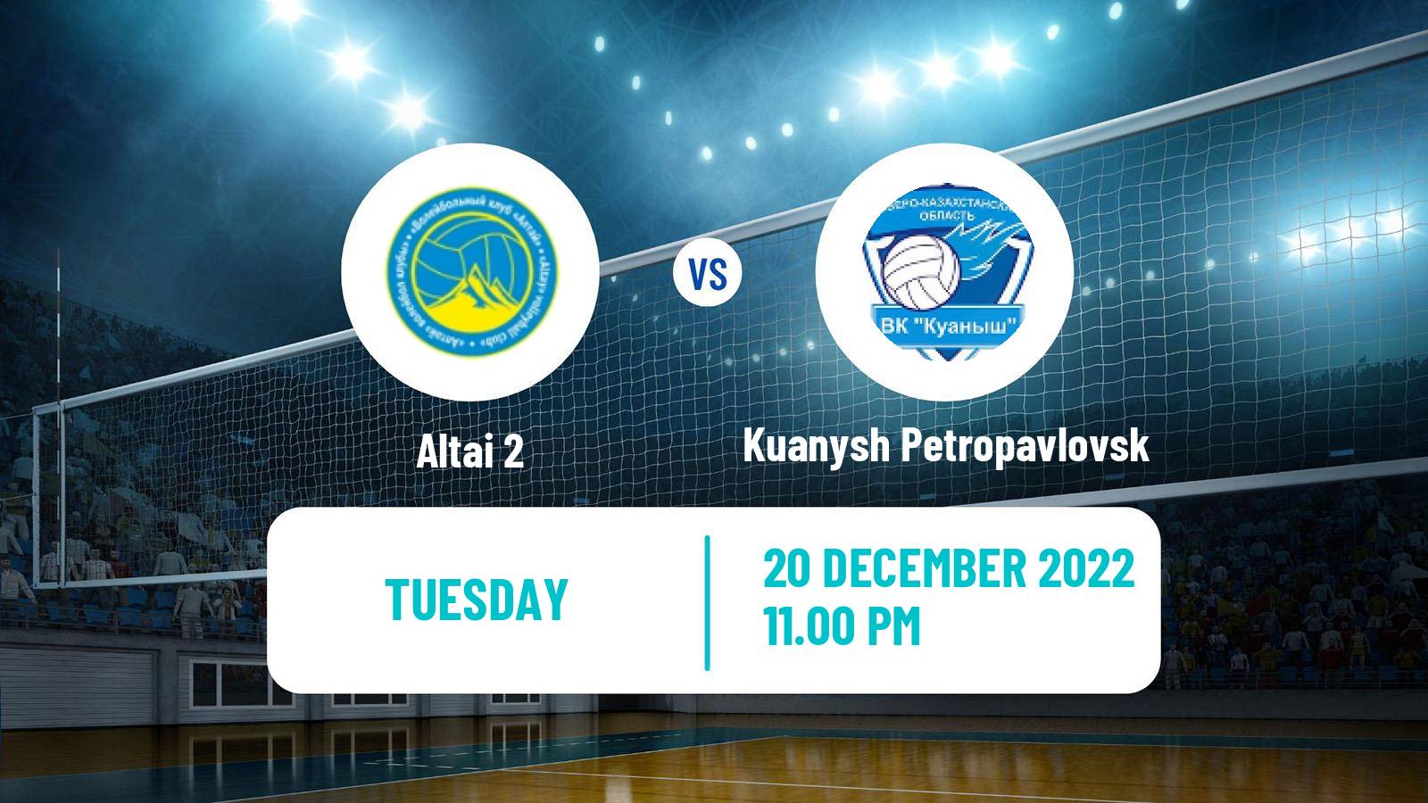 Volleyball Kazakh National League Volleyball Women Altai 2 - Kuanysh Petropavlovsk