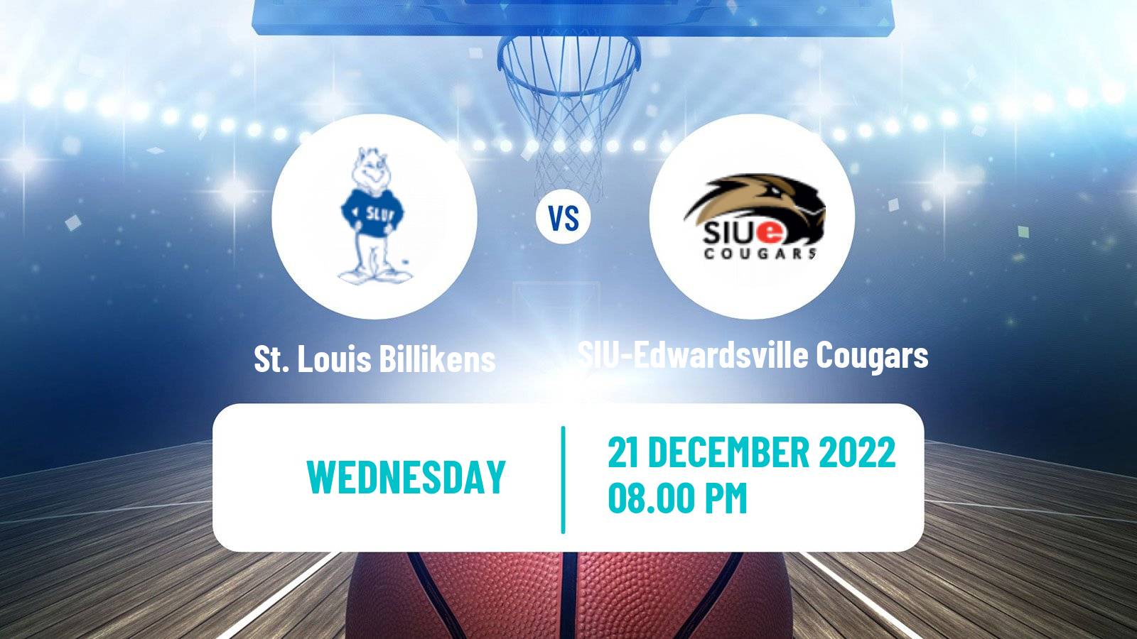 Basketball NCAA College Basketball St. Louis Billikens - SIU-Edwardsville Cougars