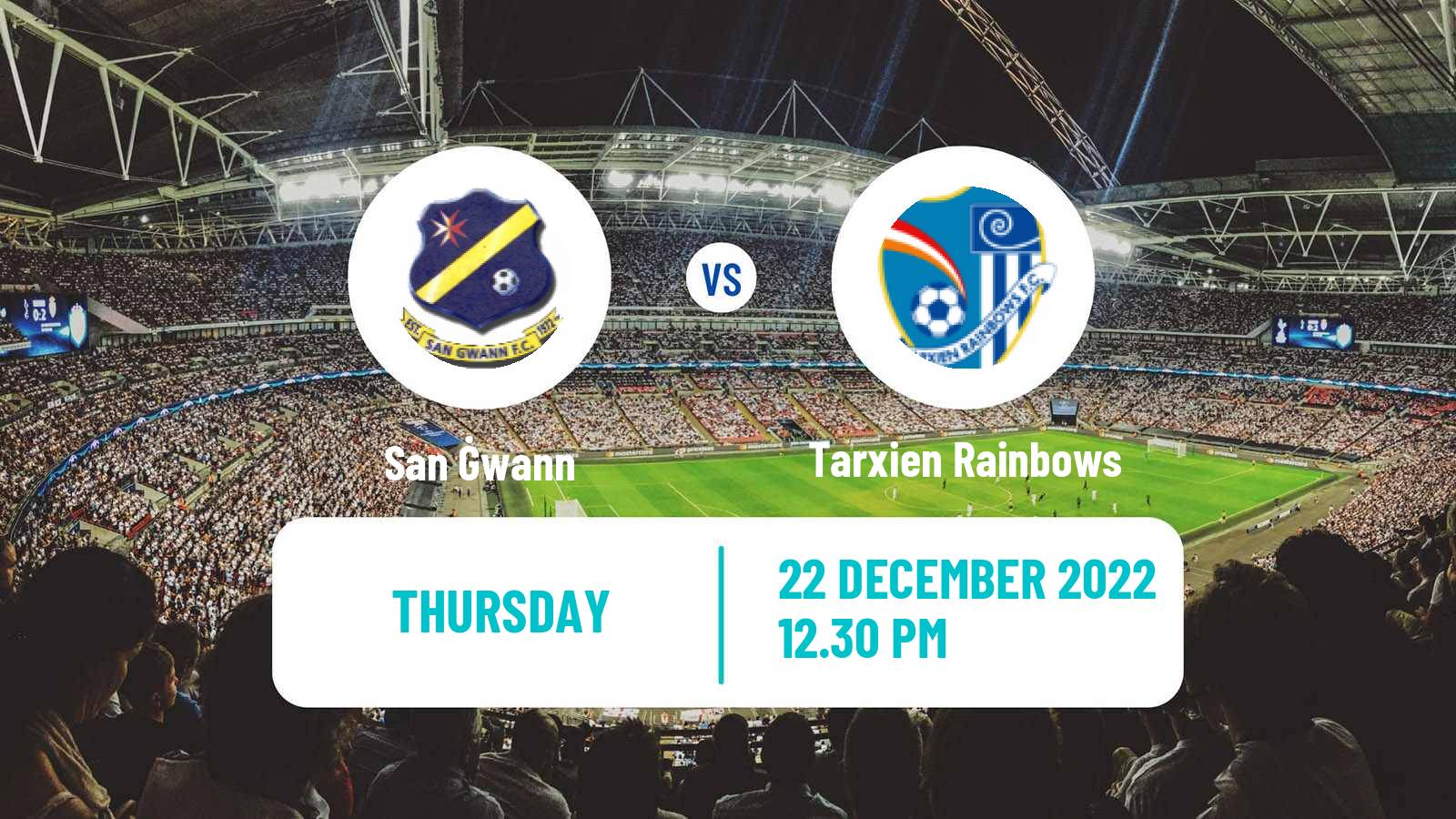 Soccer Maltese Challenge League San Ġwann - Tarxien Rainbows