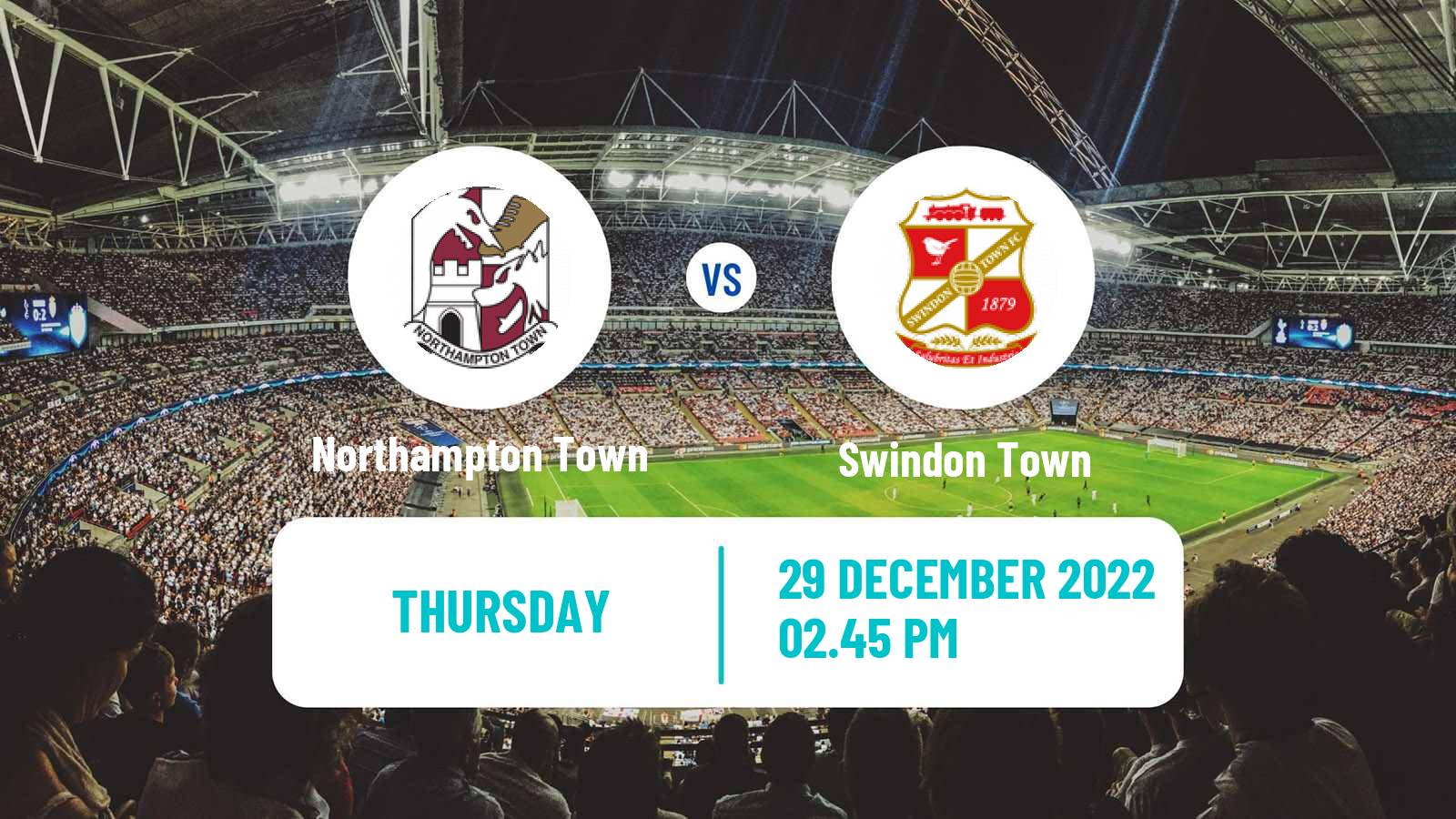 Soccer English League Two Northampton Town - Swindon Town