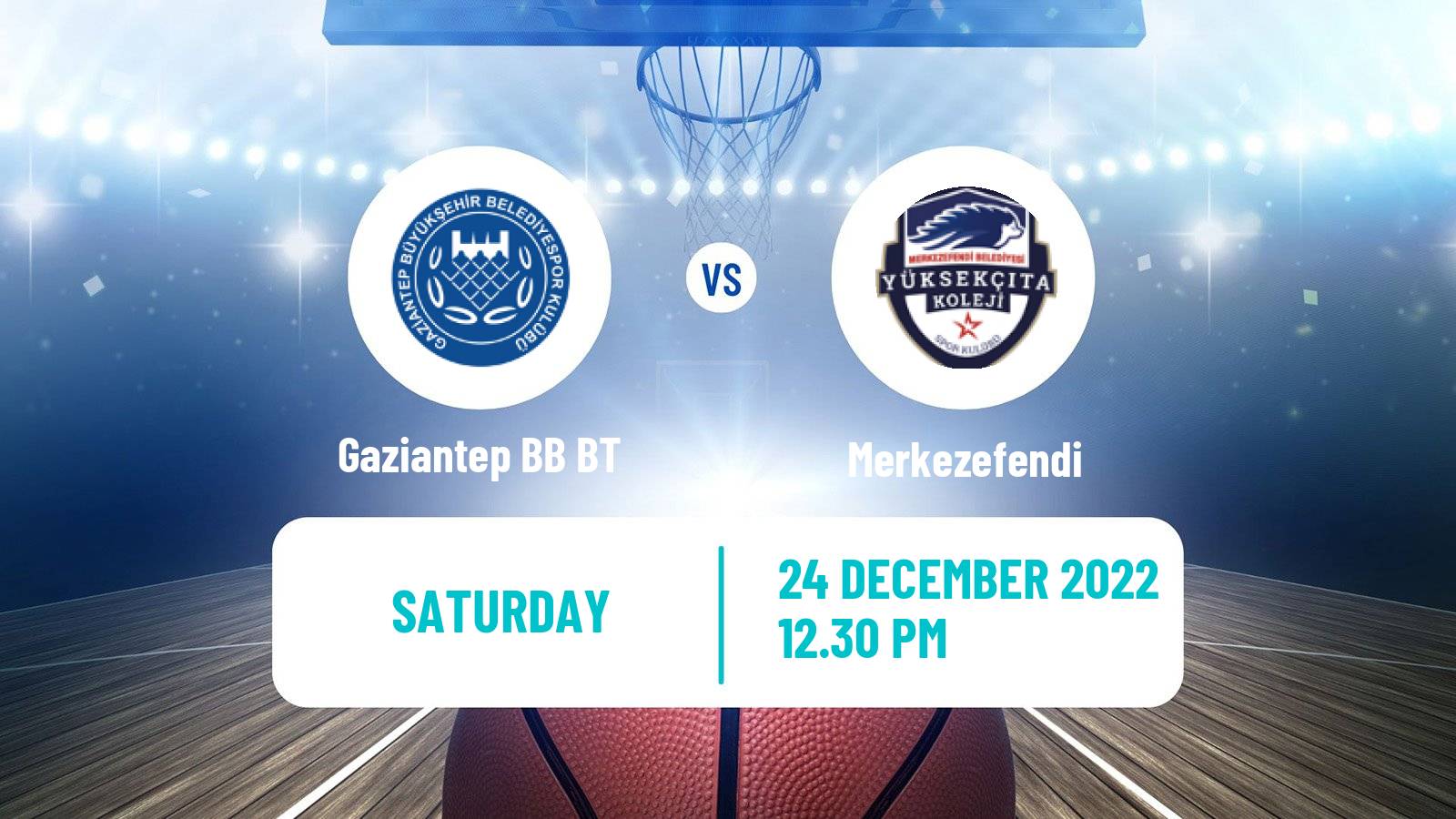 Basketball Turkish Basketball Super Ligi Gaziantep BB BT - Merkezefendi