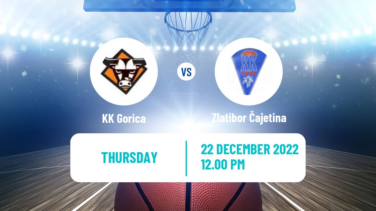 Basketball Adriatic League 2 Gorica - Zlatibor Čajetina