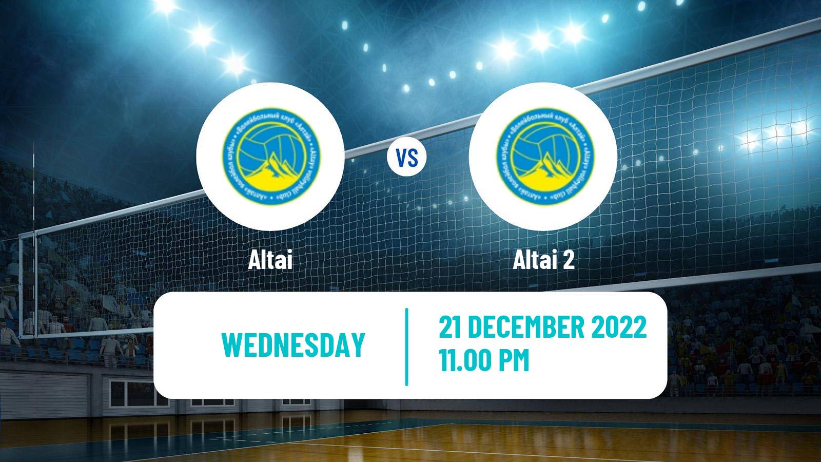 Volleyball Kazakh National League Volleyball Women Altai - Altai 2