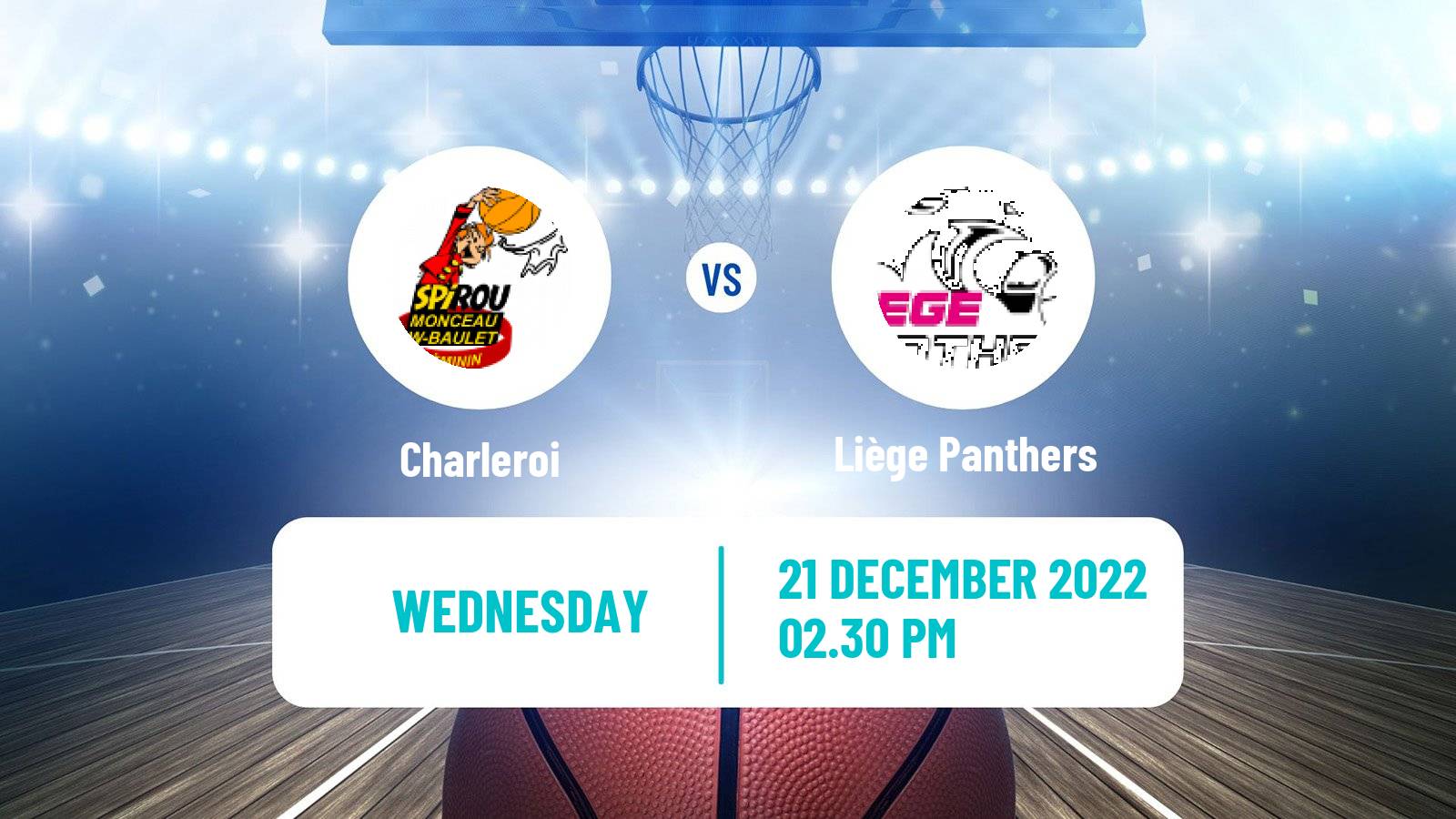 Basketball Belgian Top Division Basketball Women Charleroi - Liège Panthers