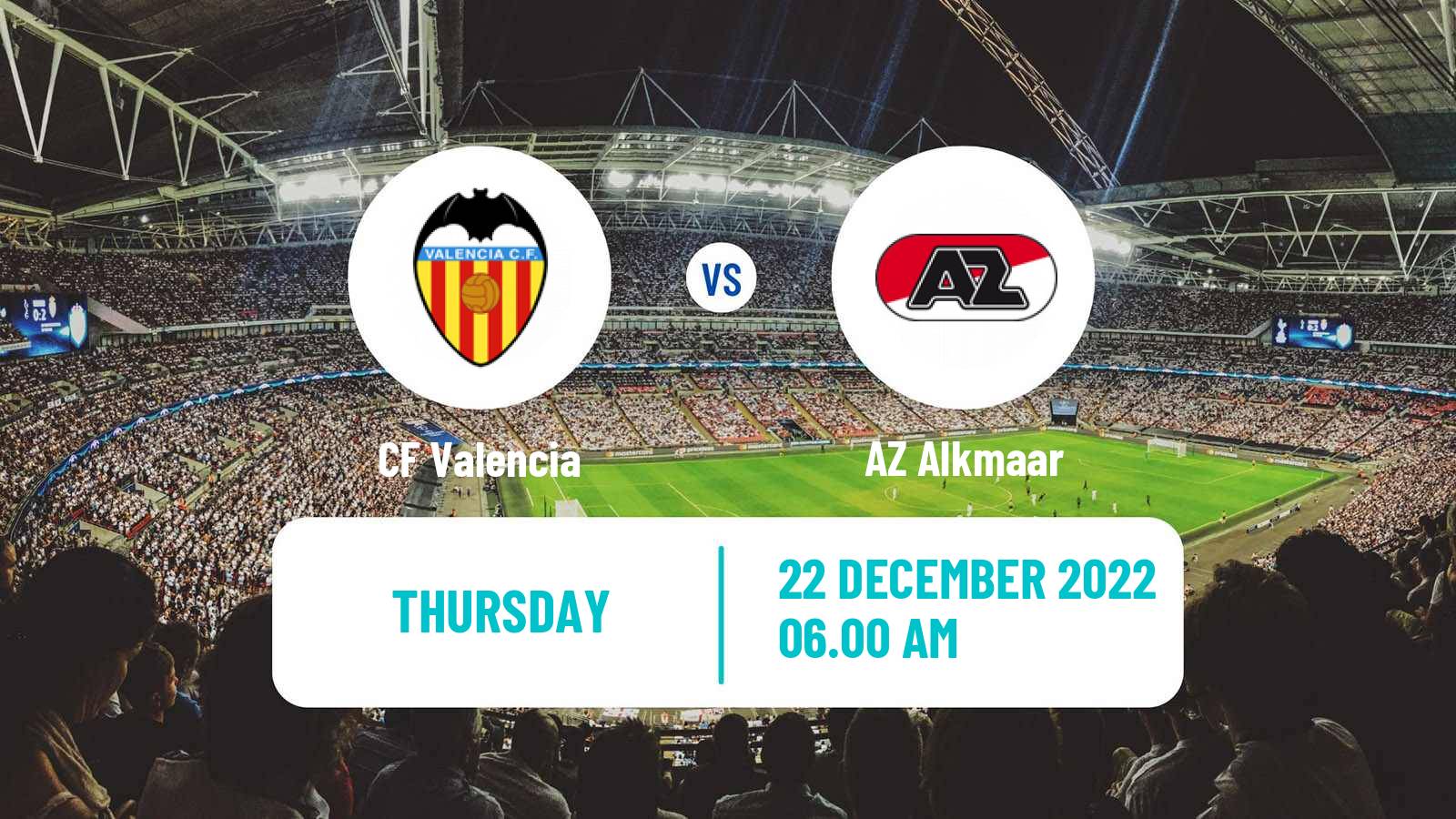 Soccer Club Friendly Valencia - AZ Alkmaar