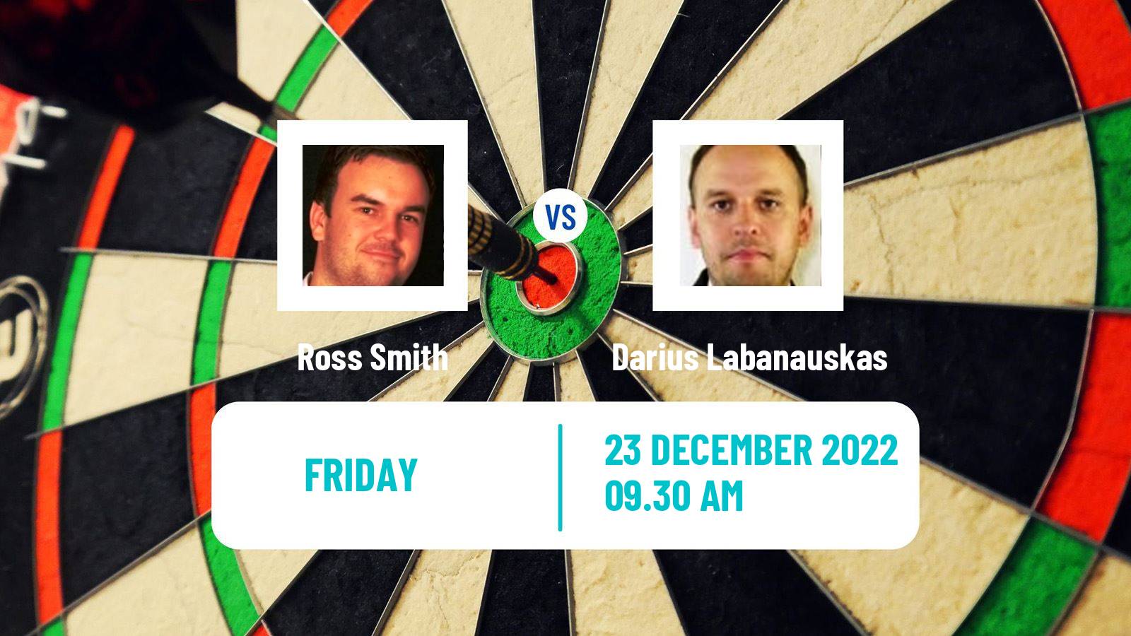 Darts Darts Ross Smith - Darius Labanauskas