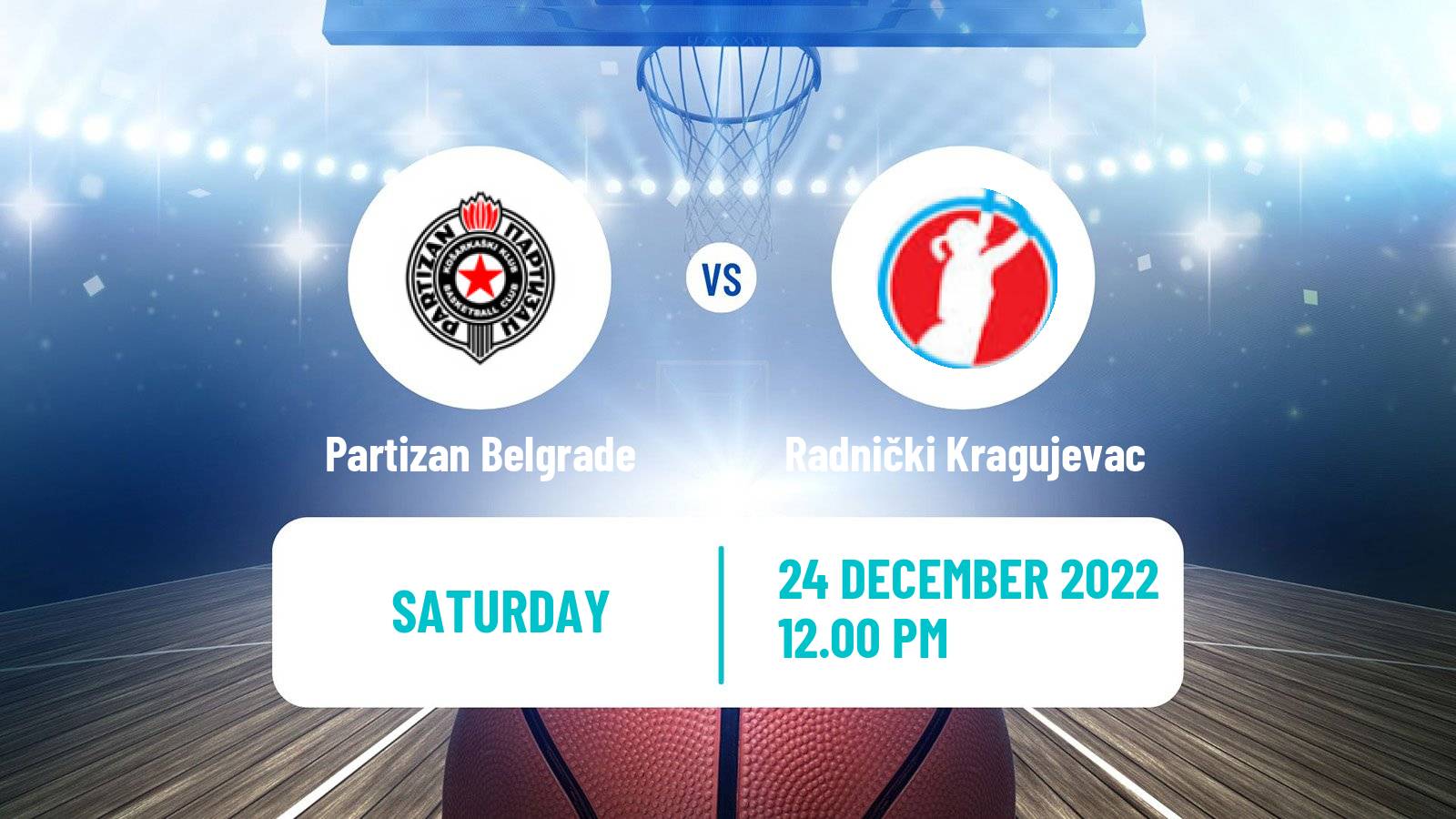 Basketball Serbian 1 ZLS Basketball Women Partizan Belgrade - Radnički Kragujevac