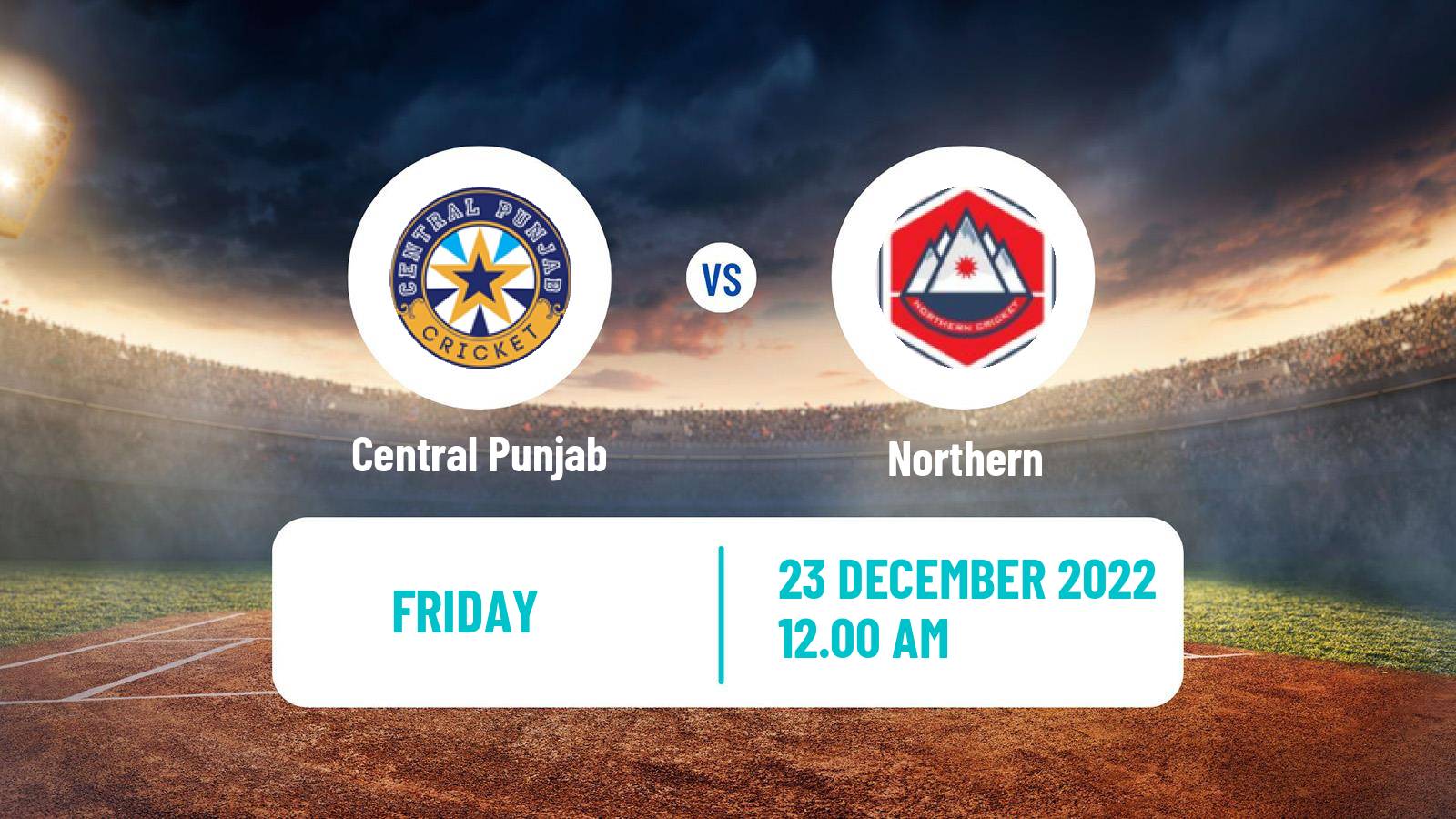 Cricket Pakistan One Day Cup Central Punjab - Northern