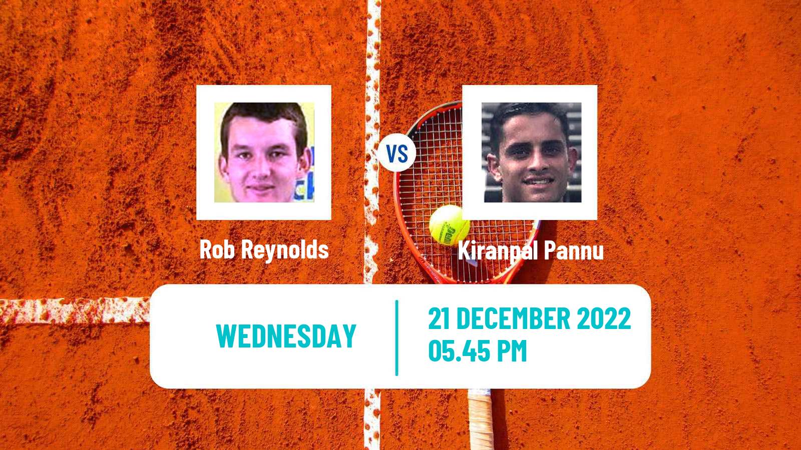 Tennis ITF Tournaments Rob Reynolds - Kiranpal Pannu