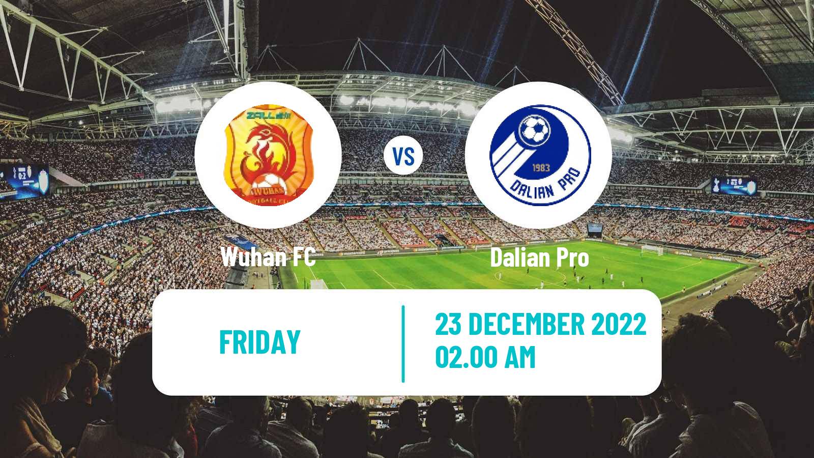 Soccer Chinese Super League Wuhan - Dalian Pro