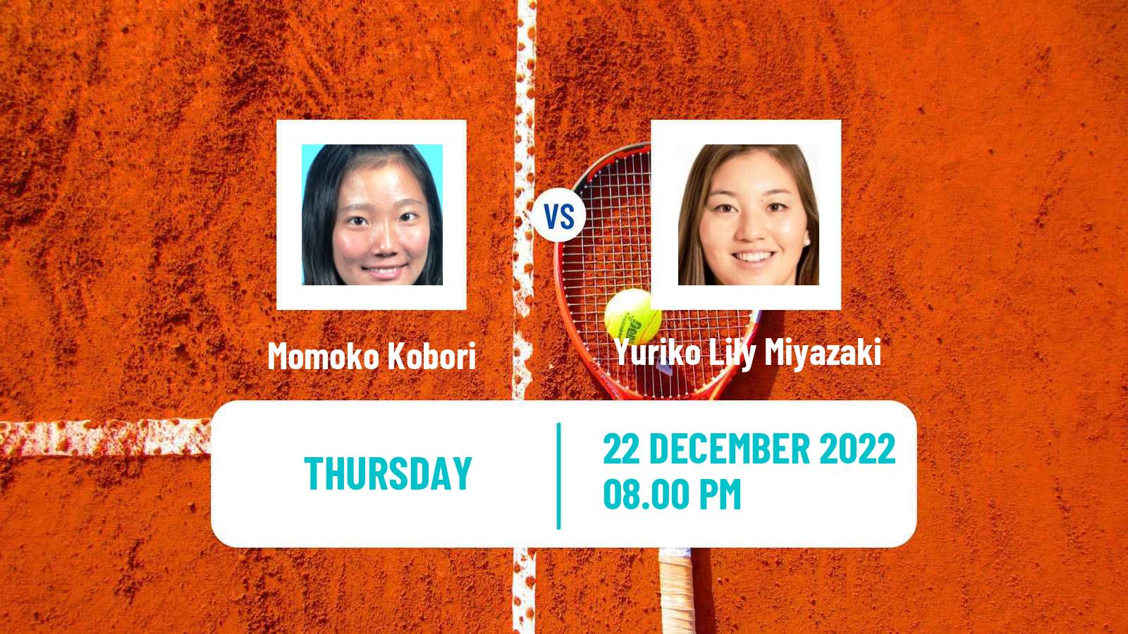 Tennis ITF Tournaments Momoko Kobori - Yuriko Lily Miyazaki