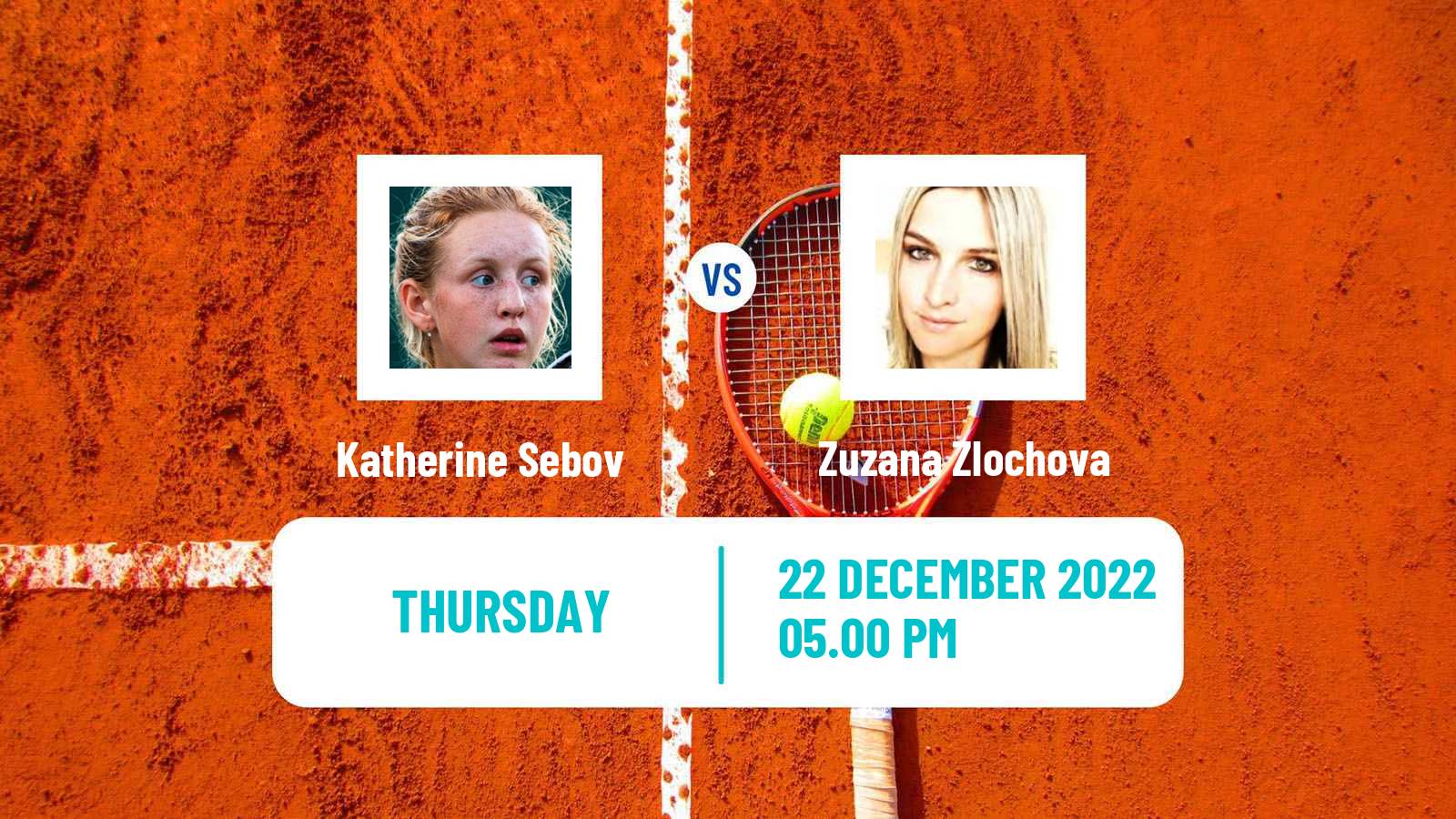 Tennis ITF Tournaments Katherine Sebov - Zuzana Zlochova