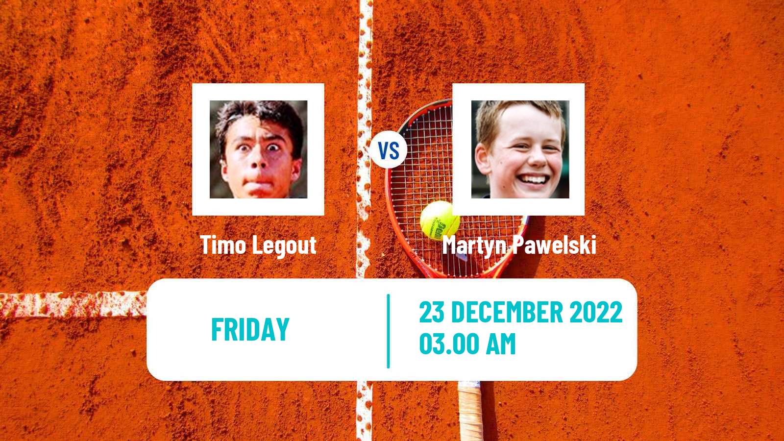 Tennis ITF Tournaments Timo Legout - Martyn Pawelski