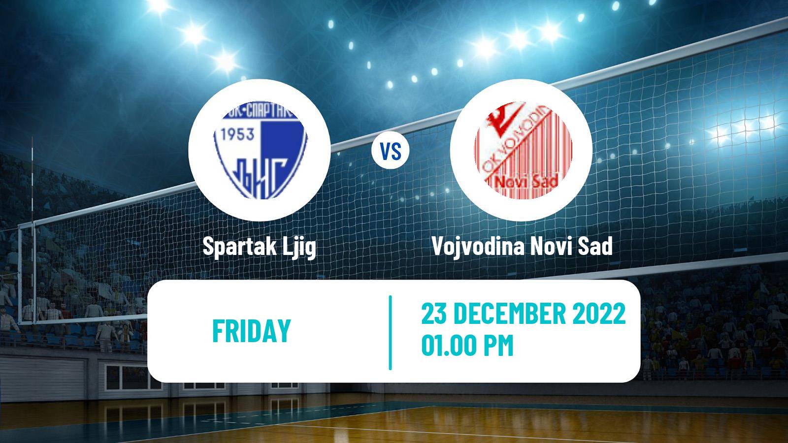 Volleyball Serbian Liga Volleyball Spartak Ljig - Vojvodina Novi Sad