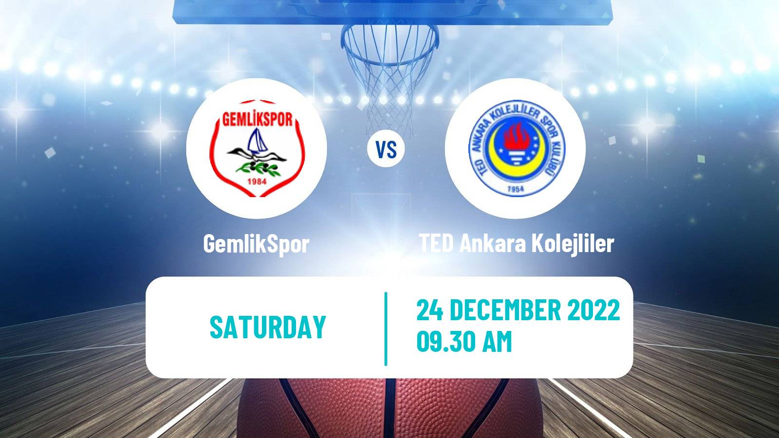 Basketball Turkish TBL GemlikSpor - TED Ankara Kolejliler