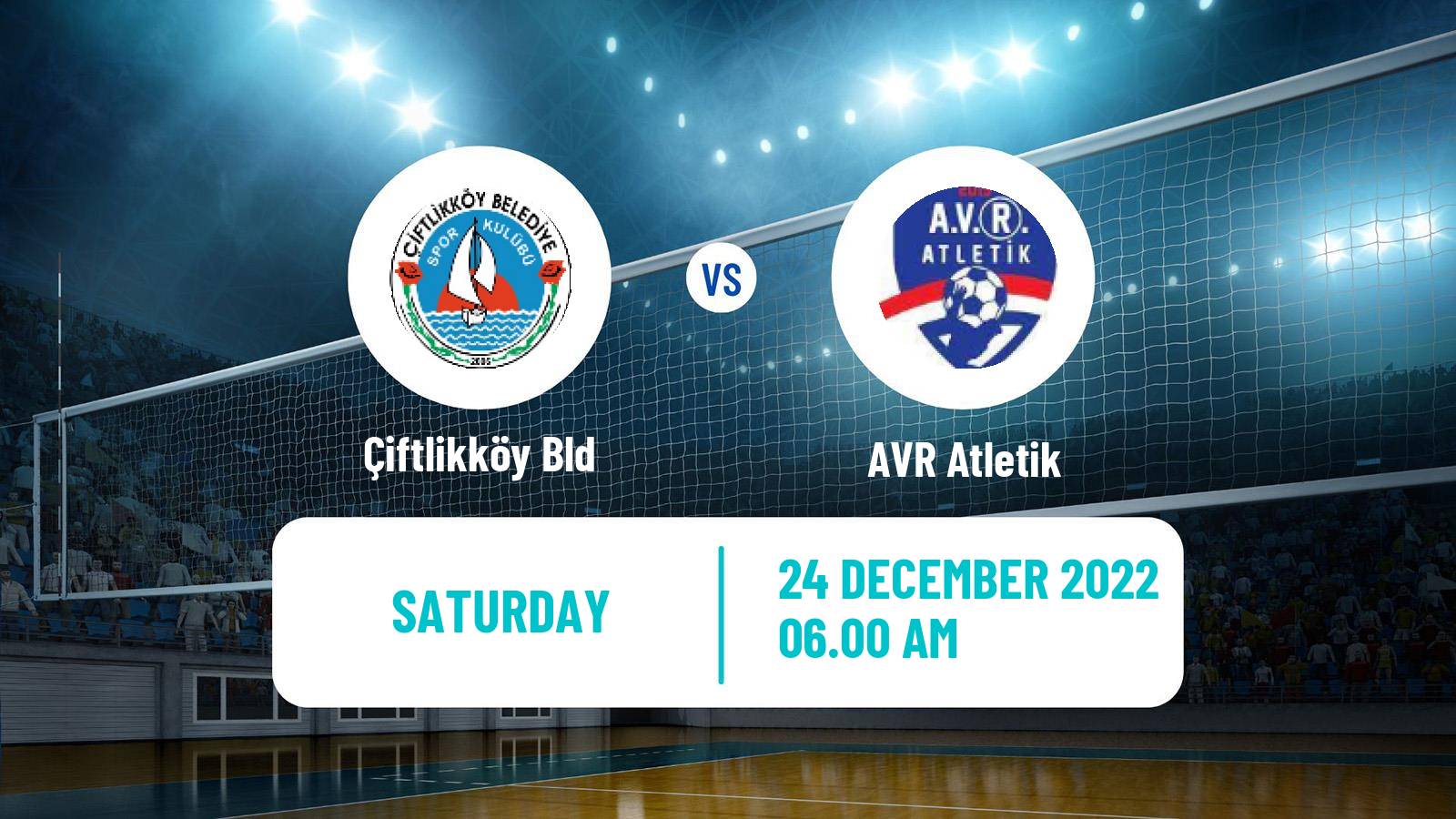 Volleyball Turkish 1 Ligi Volleyball Women Çiftlikköy Bld - AVR Atletik