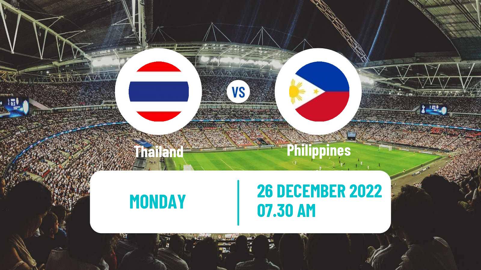 Soccer AFF Сhampionship Thailand - Philippines