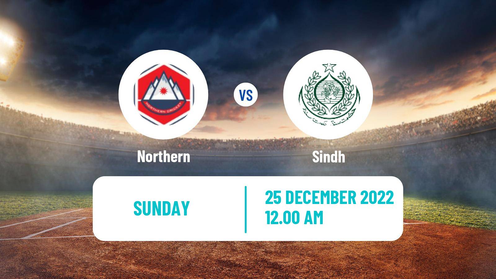 Cricket Pakistan One Day Cup Northern - Sindh