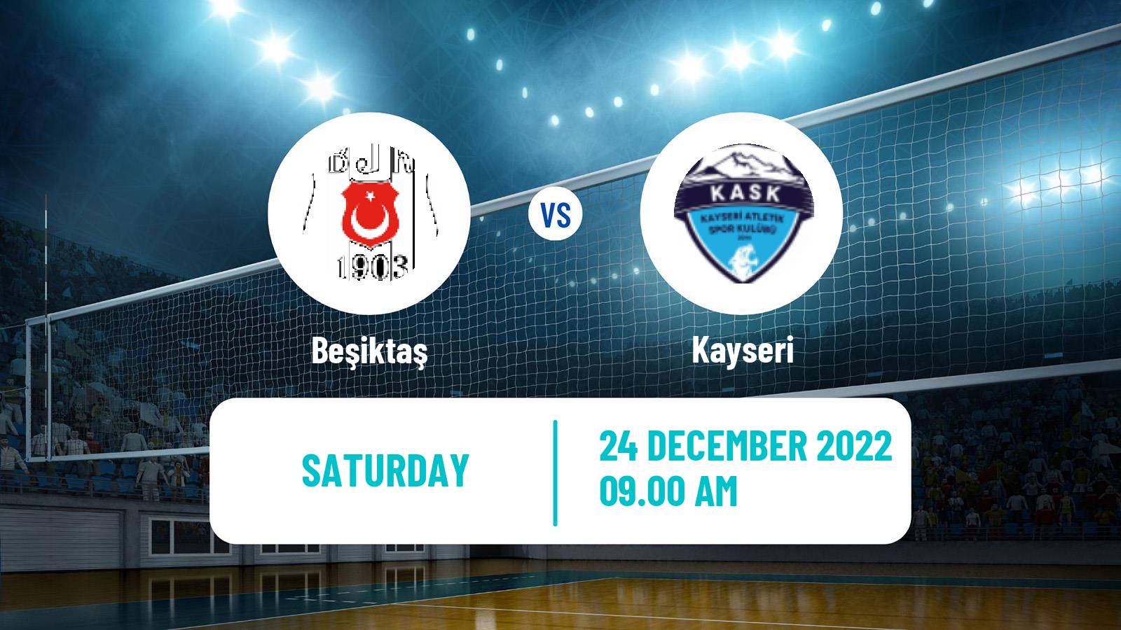 Volleyball Turkish 1 Ligi Volleyball Women Beşiktaş - Kayseri