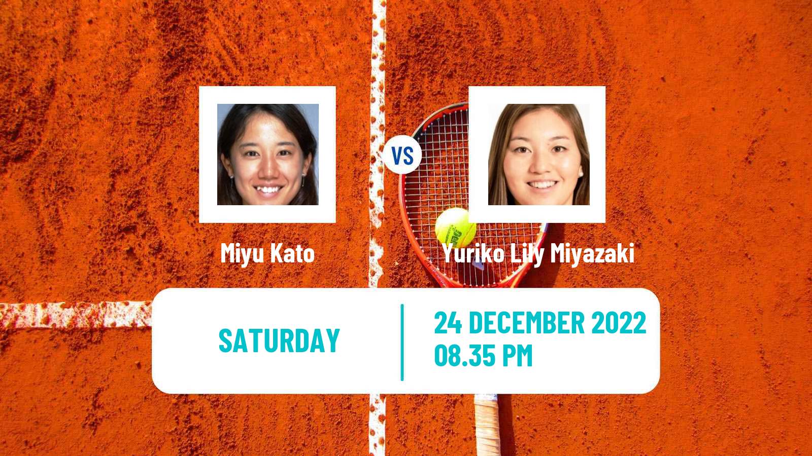 Tennis ITF Tournaments Miyu Kato - Yuriko Lily Miyazaki
