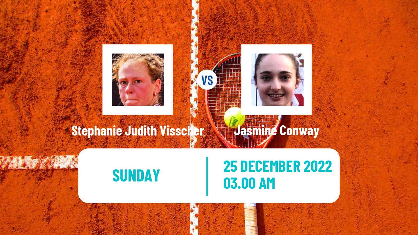 Tennis ITF Tournaments Stephanie Judith Visscher - Jasmine Conway