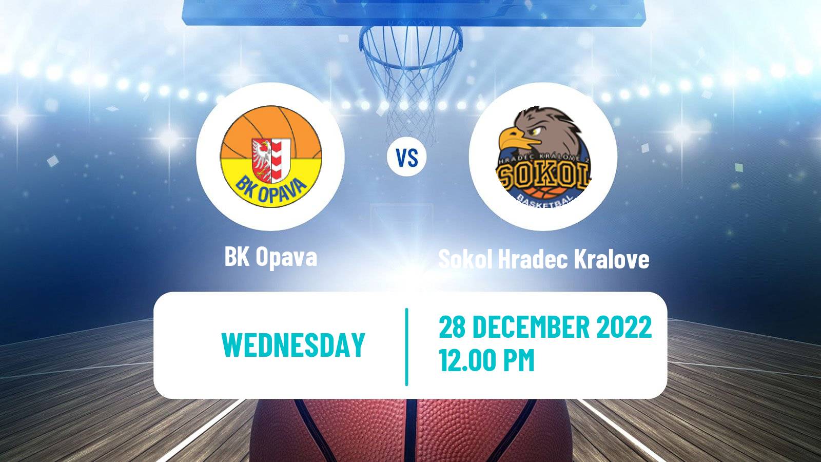 Basketball Czech NBL Opava - Sokol Hradec Kralove