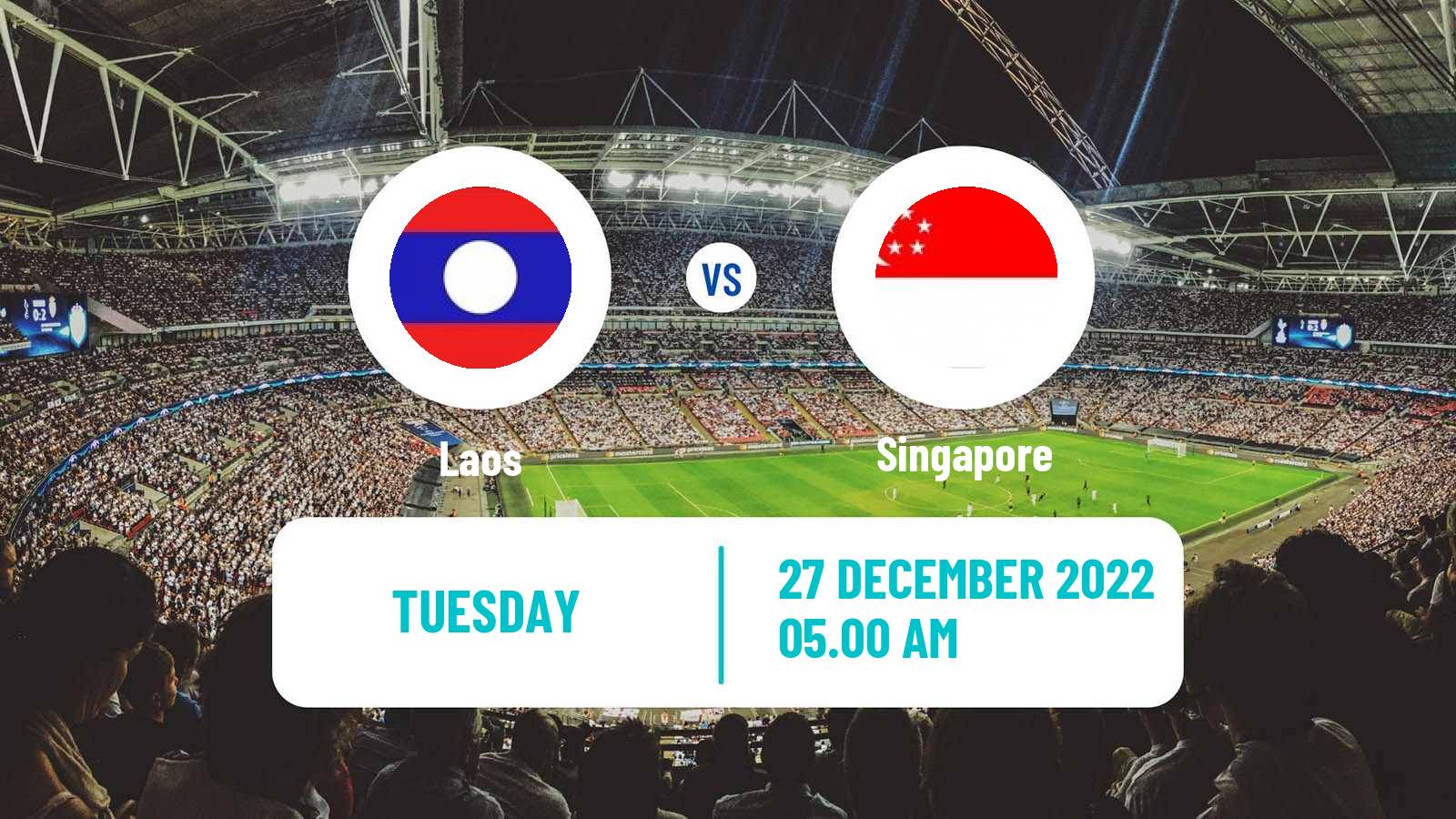 Soccer AFF Сhampionship Laos - Singapore