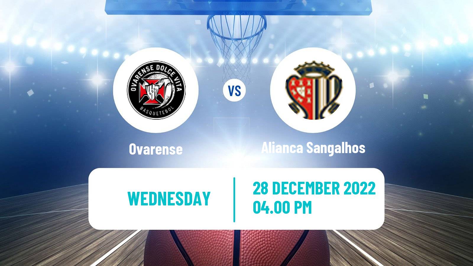 Basketball Portuguese LPB Ovarense - Alianca Sangalhos