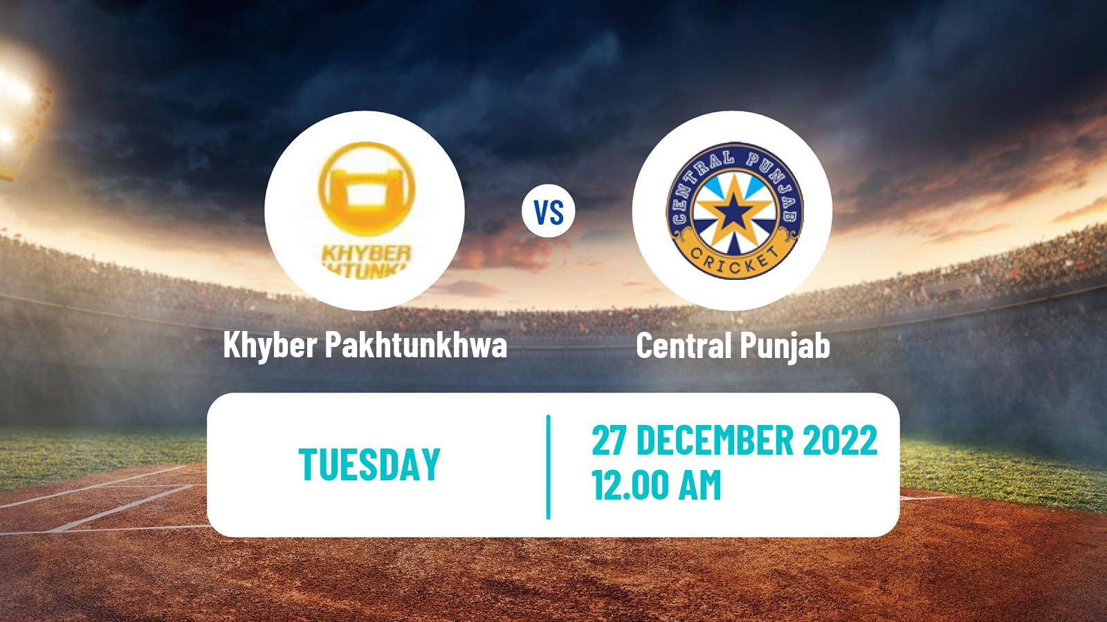 Cricket Pakistan One Day Cup Khyber Pakhtunkhwa - Central Punjab