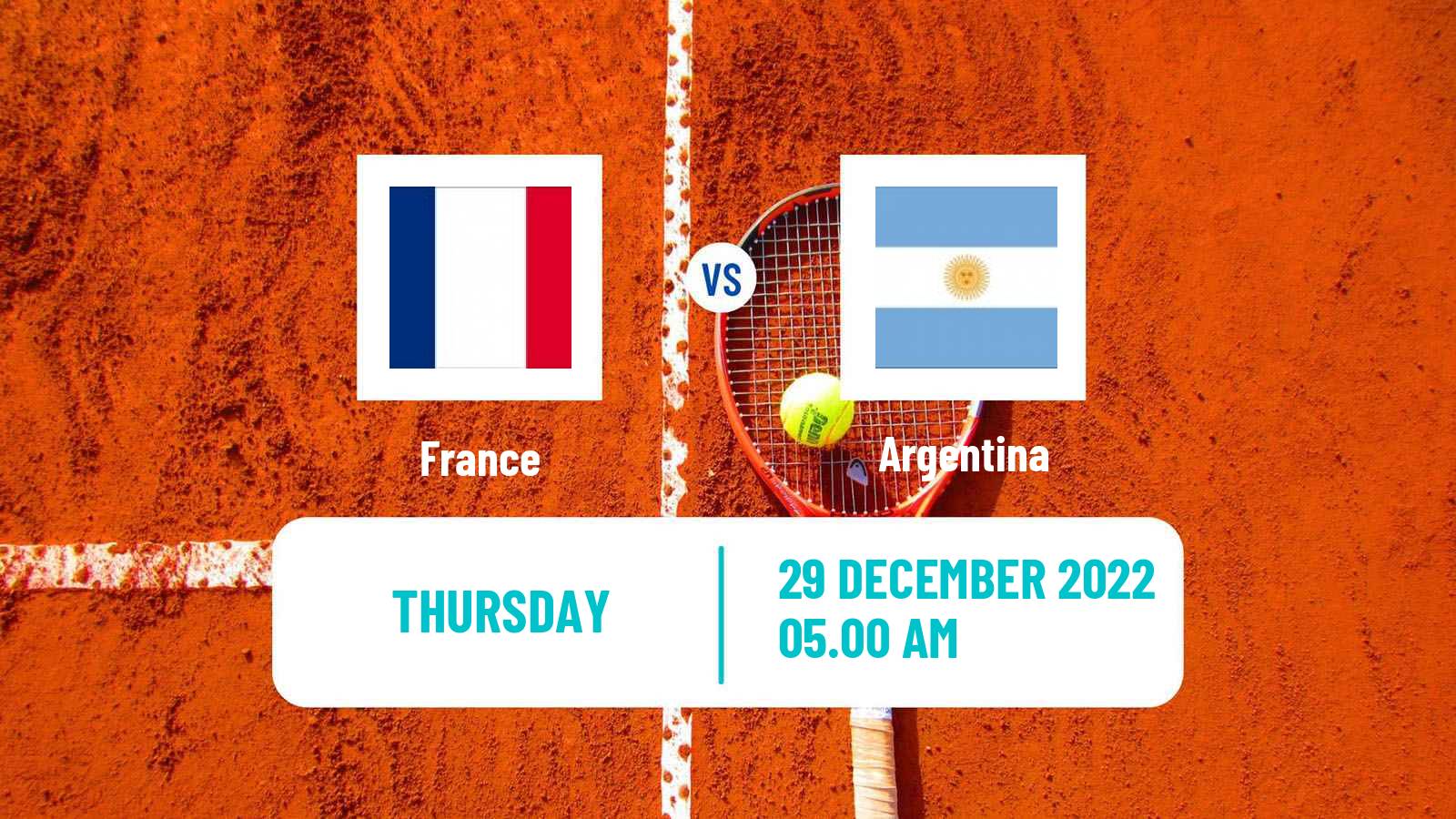 Tennis United Cup Teams Mix Tennis France - Argentina