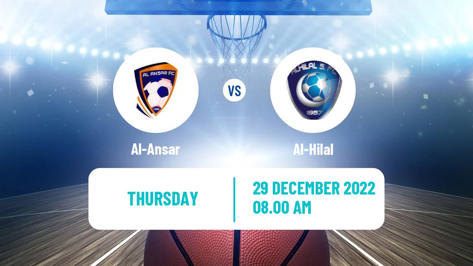 Basketball Saudi Premier League Basketball Al-Ansar - Al-Hilal