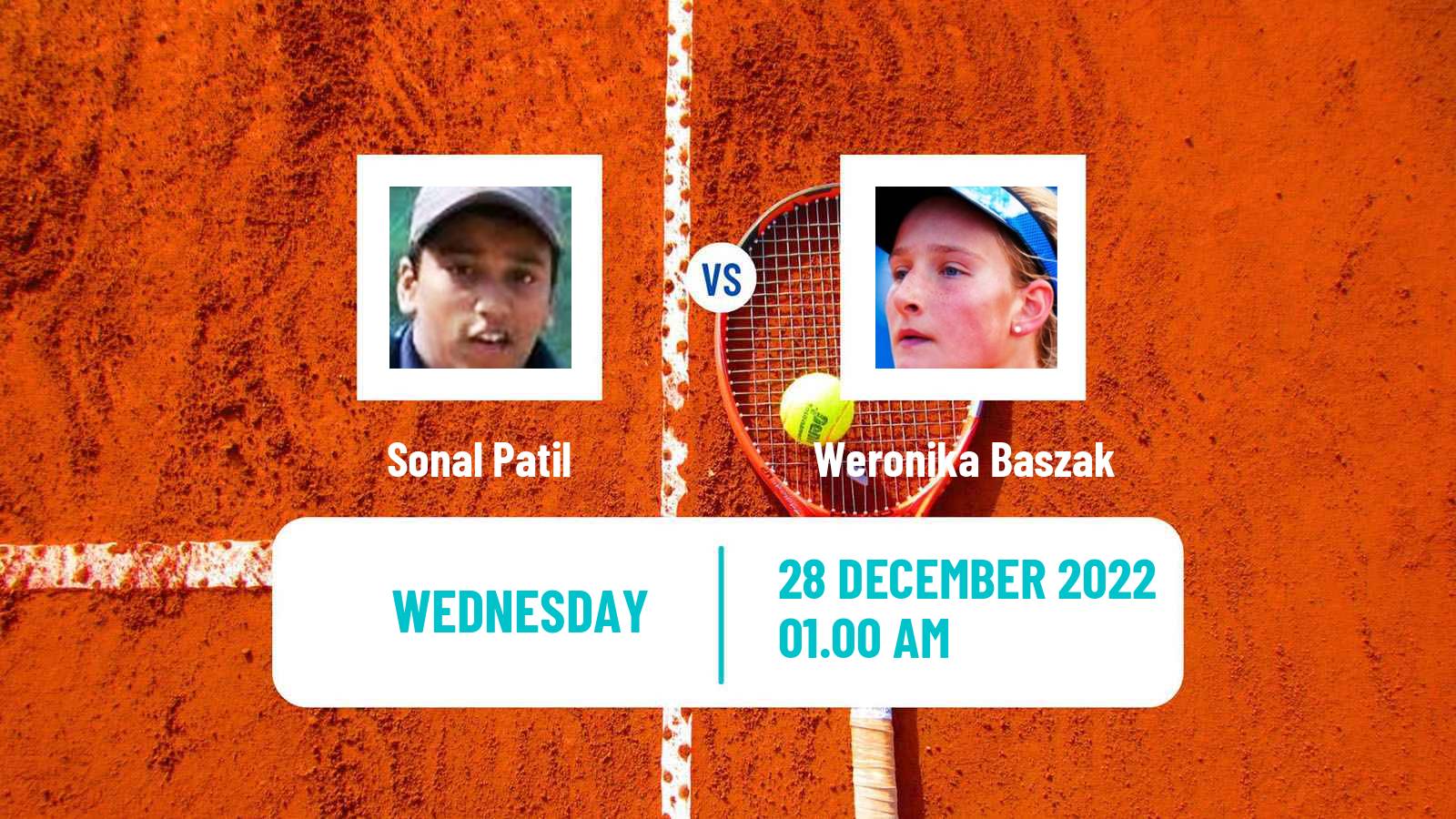Tennis ITF Tournaments Sonal Patil - Weronika Baszak
