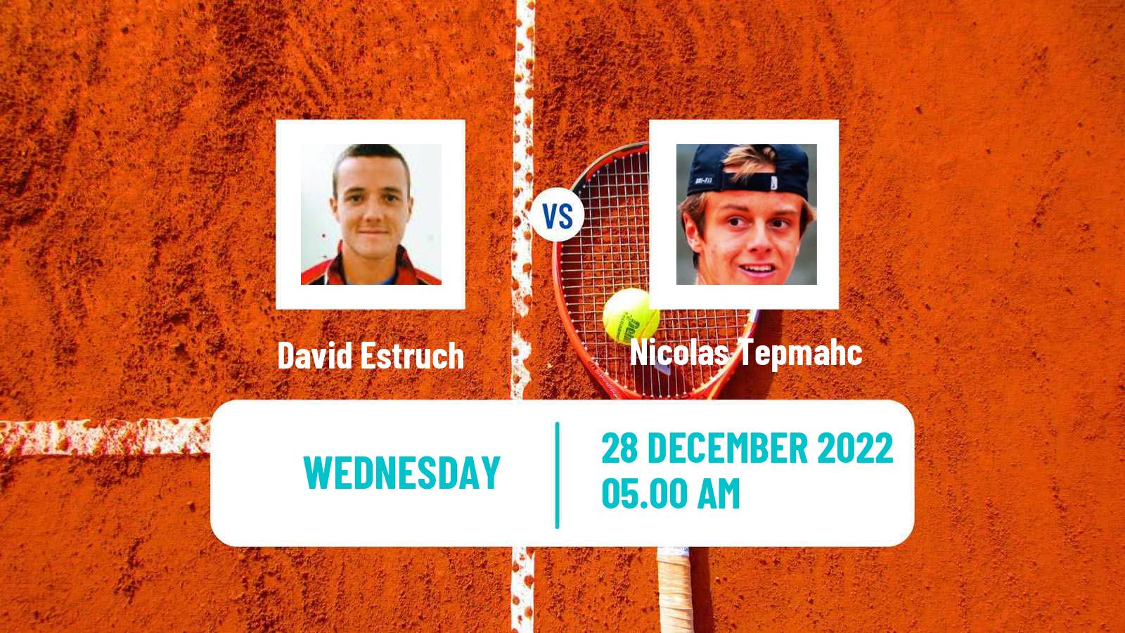Tennis ITF Tournaments David Estruch - Nicolas Tepmahc