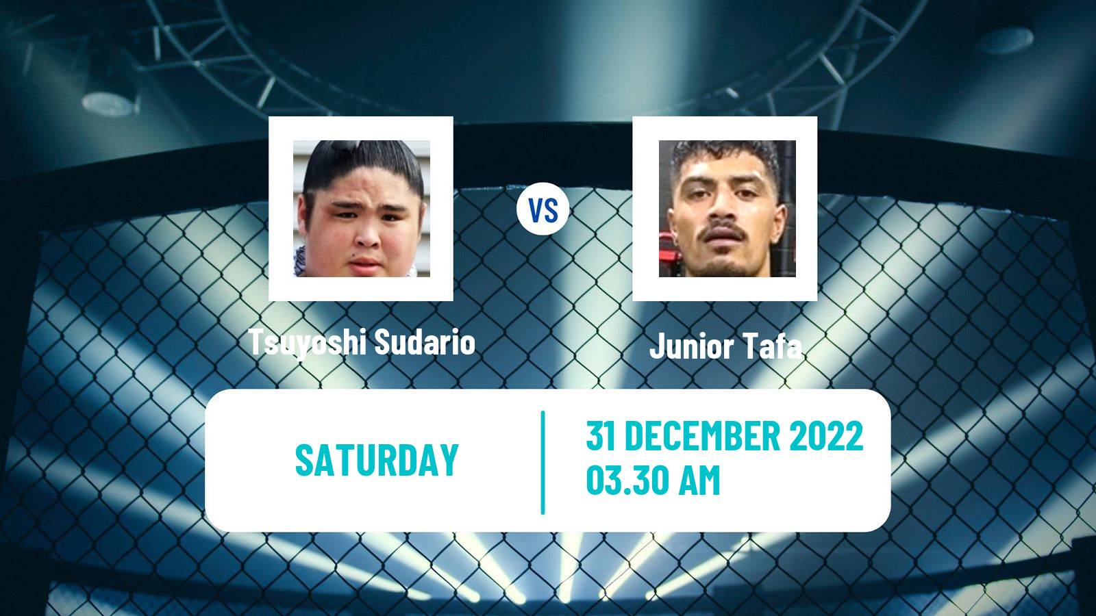 MMA MMA Tsuyoshi Sudario - Junior Tafa