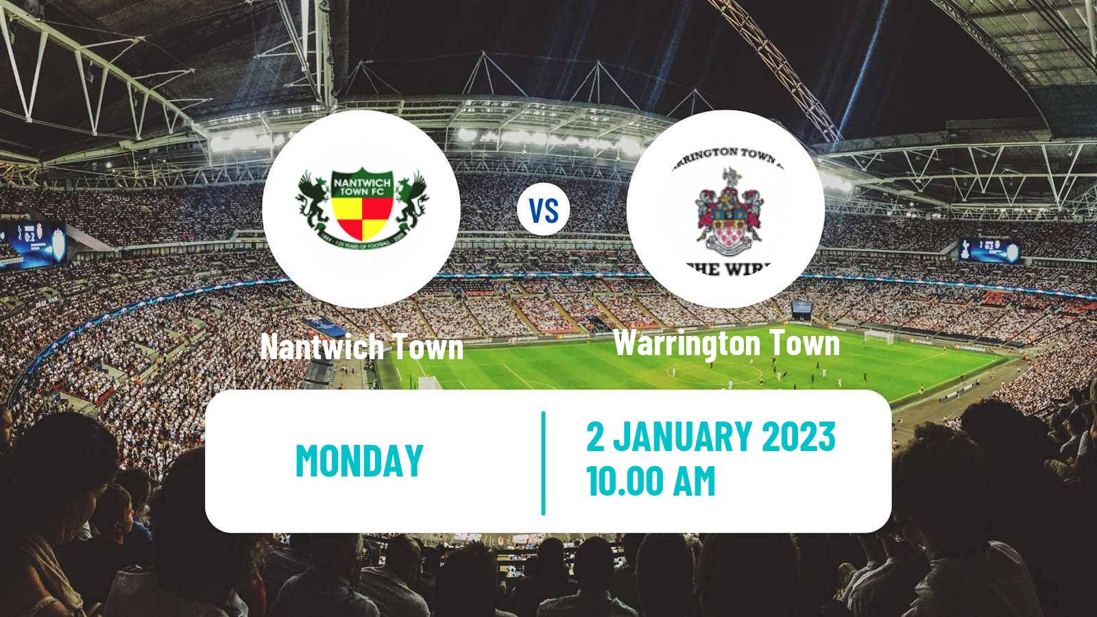 Soccer English NPL Premier Division Nantwich Town - Warrington Town