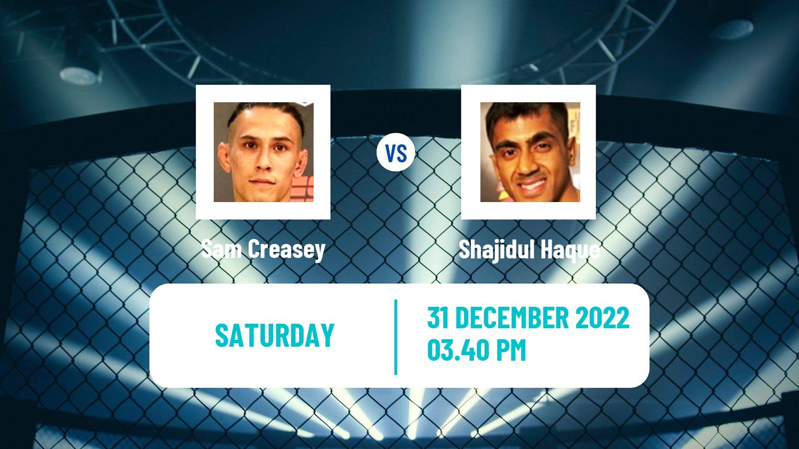 MMA MMA Sam Creasey - Shajidul Haque