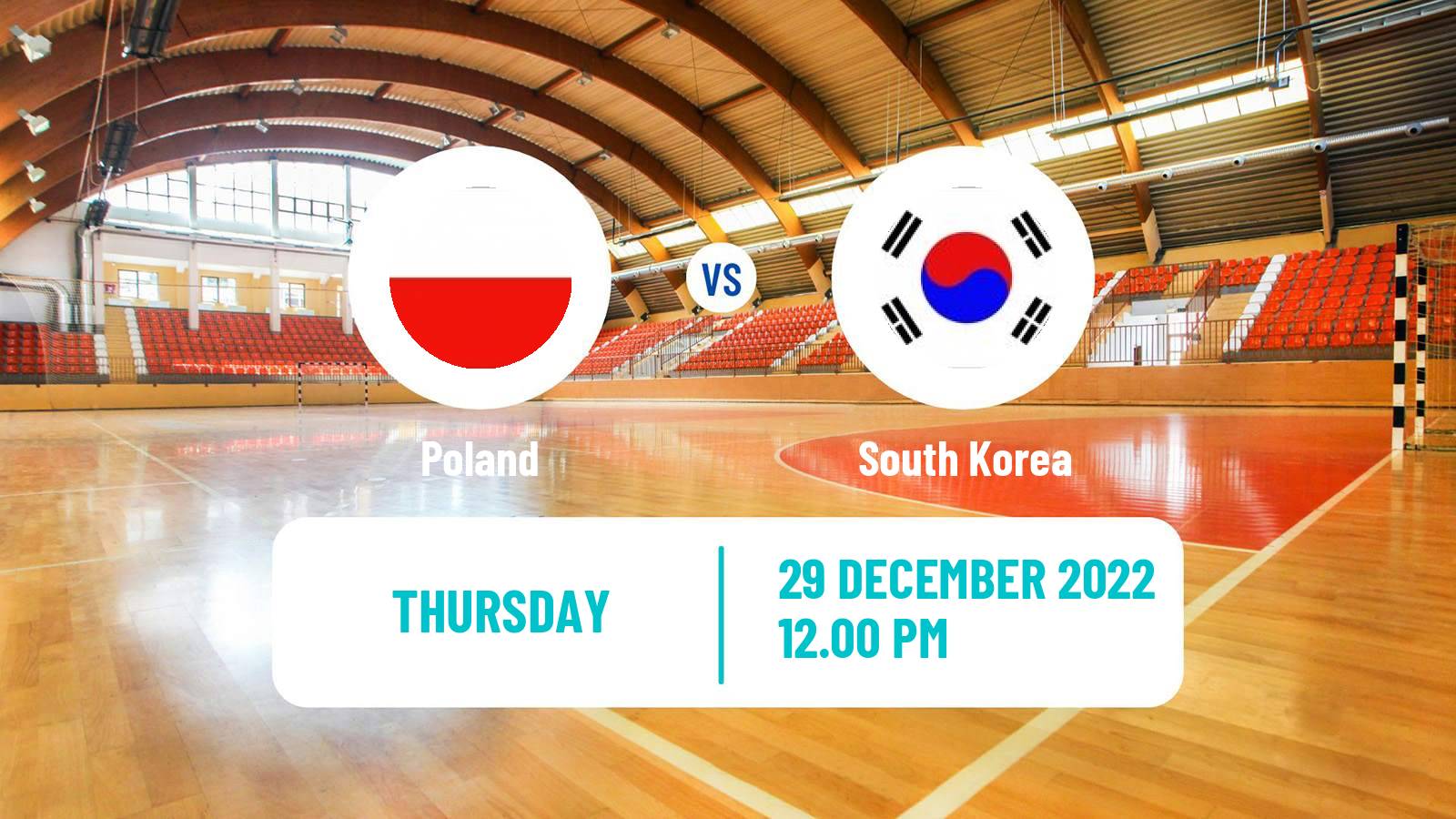 Handball Friendly International Handball Poland - South Korea